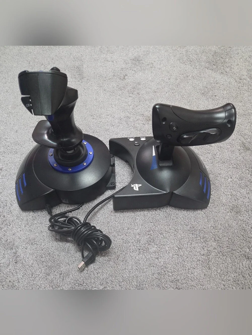 Thrustmaster T.Flight Hotas 4 Flight Stick Wired USB for PS4/PC Black/Blue